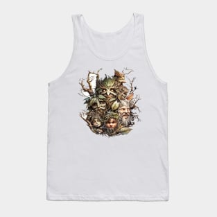 Dryads, Nature Spirits, and Green Man Tank Top